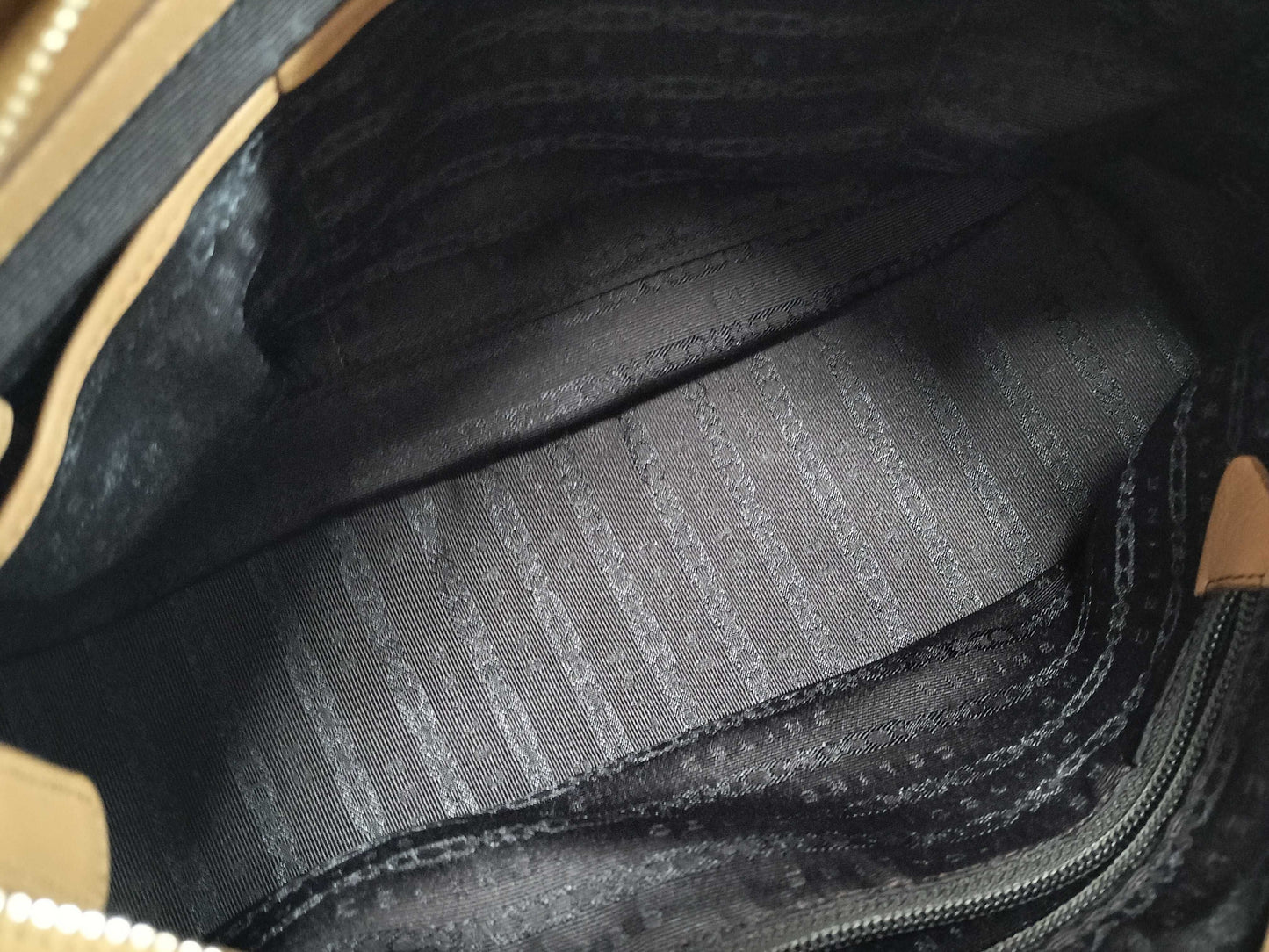 CELINE Leather 2-Way Beige Handbag