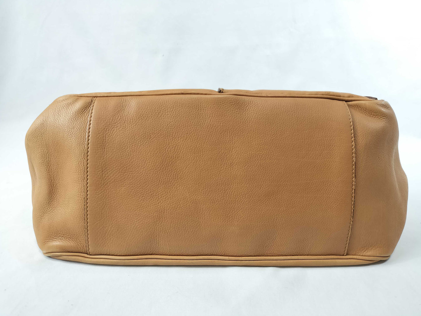 CELINE Leather 2-Way Beige Handbag