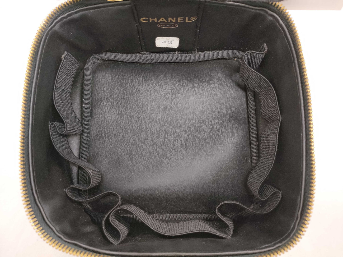 CHANEL Enamel Vanity Pouch Vanity Bag