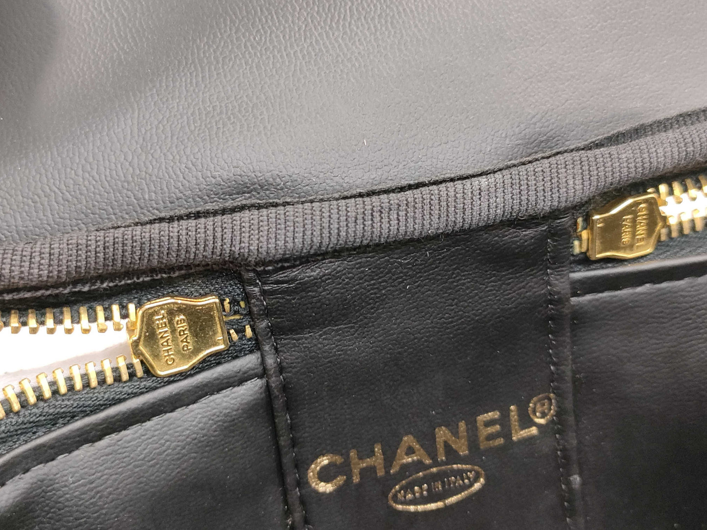 CHANEL Enamel Vanity Pouch Vanity Bag