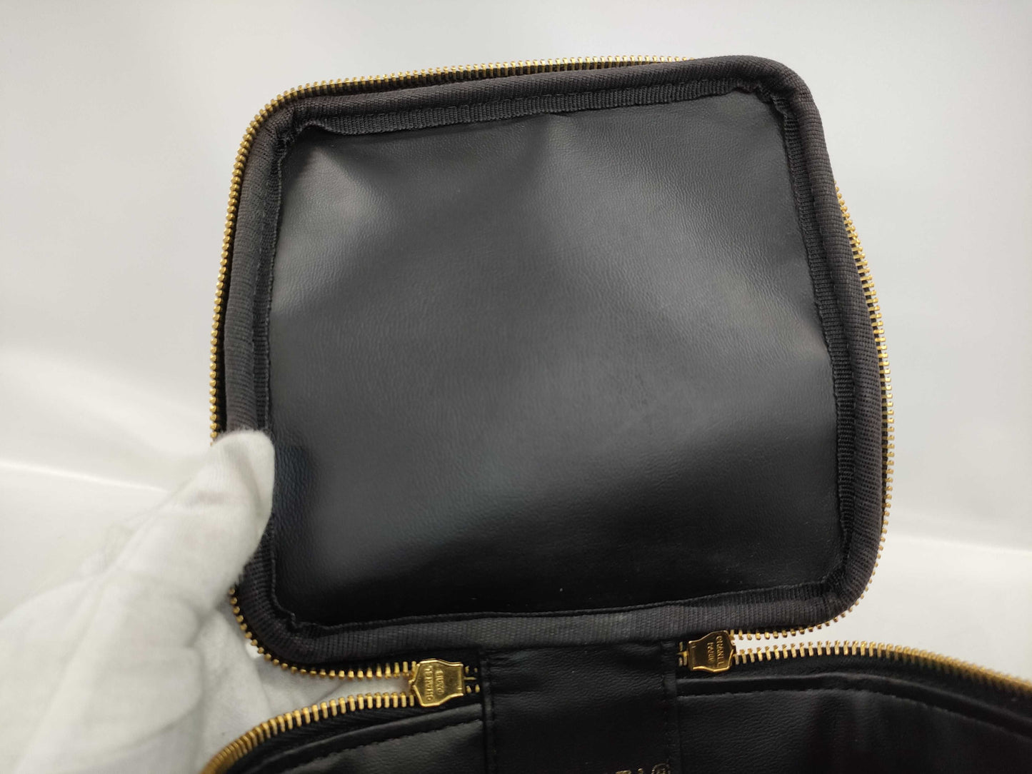 CHANEL Enamel Vanity Pouch Vanity Bag