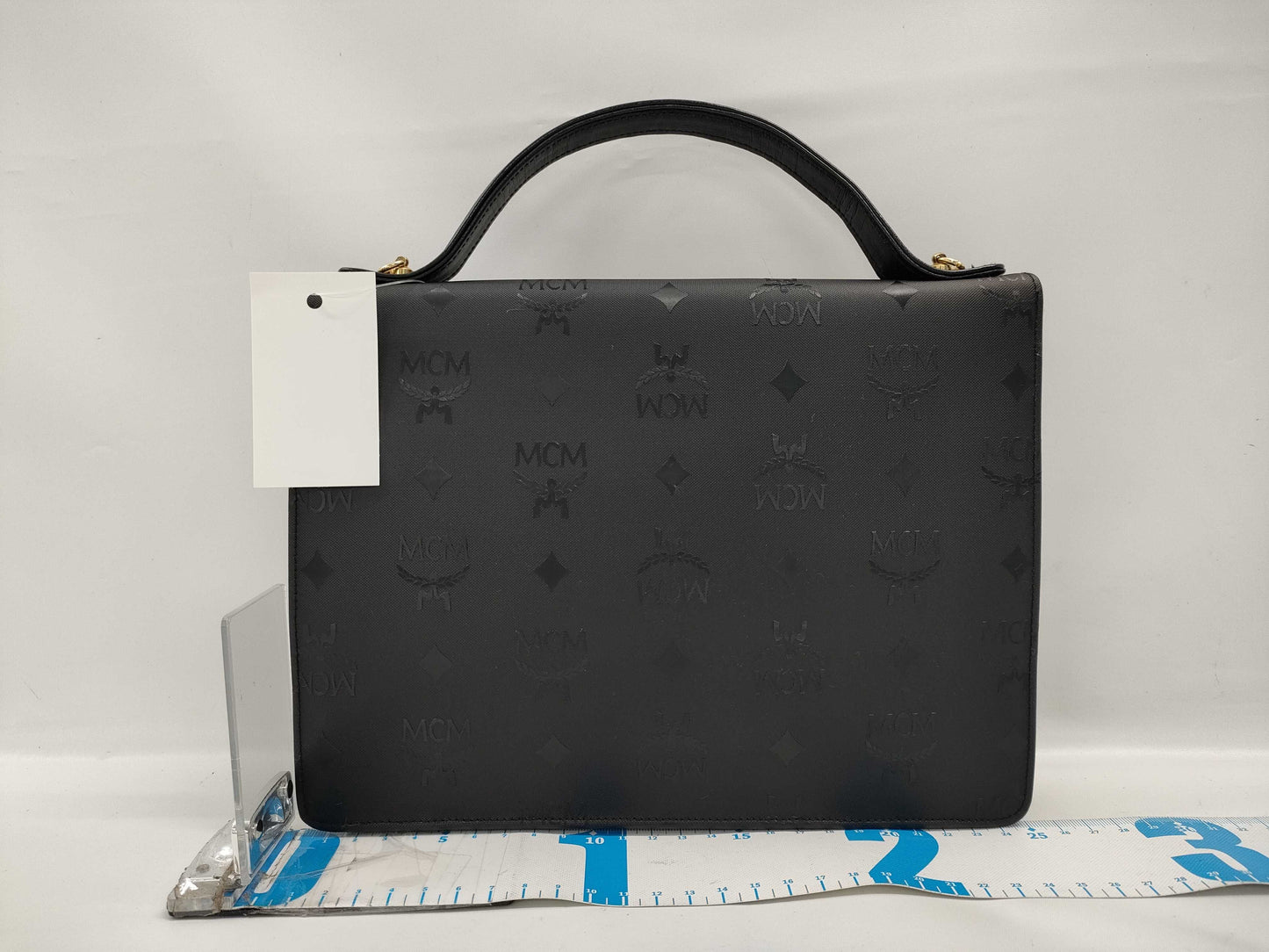 MCM 2-way nylon/leather handbag