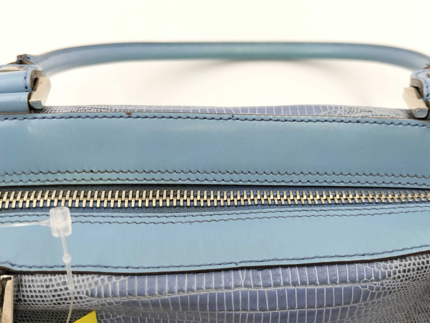 Salvatore Ferragamo Handbag/Python/Blue Handbag
