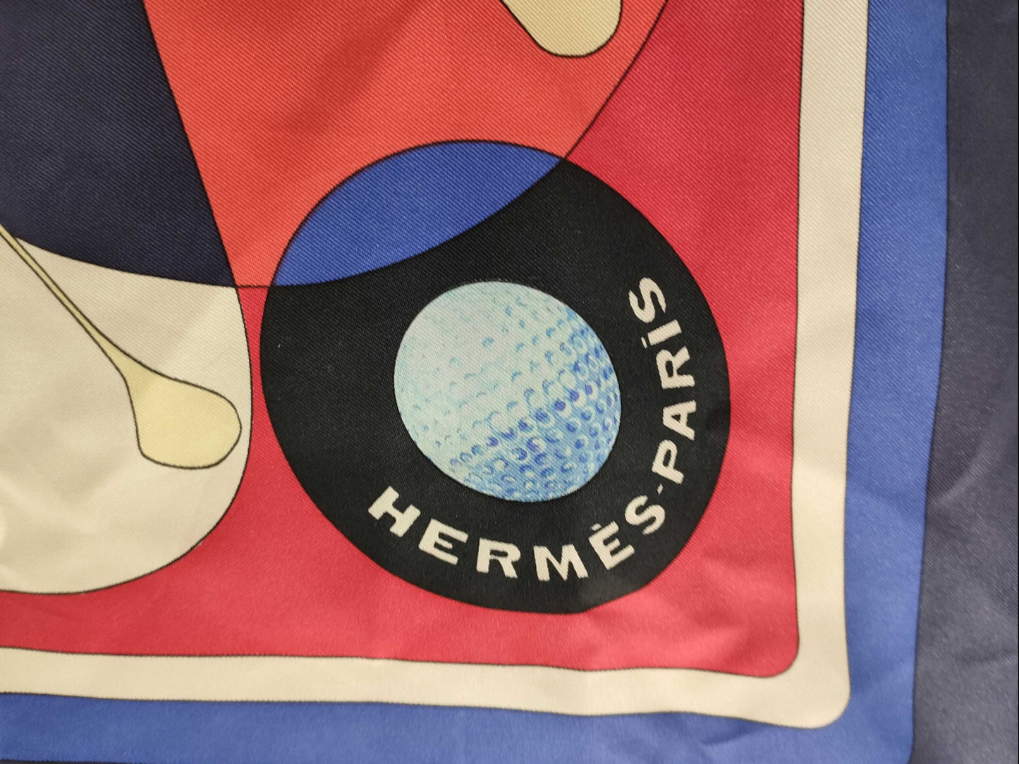 HERMES Carre Golf Swing/SWING 90 Scarf