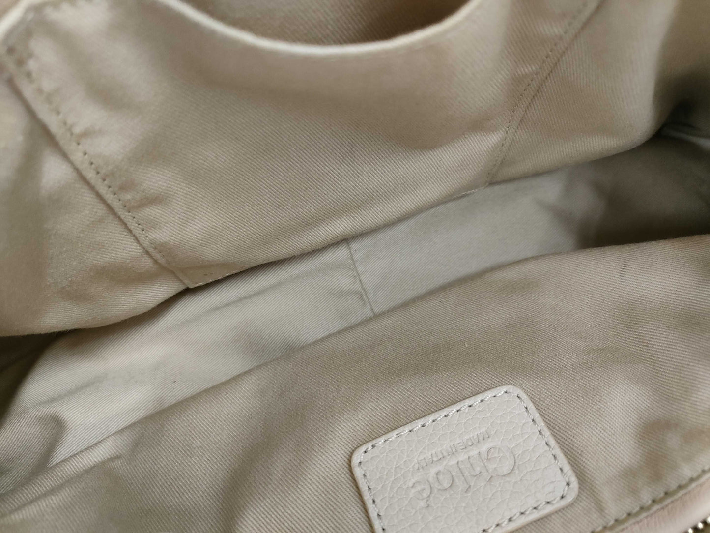 Chloe beige handbag