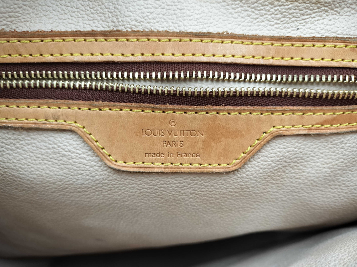 LOUIS VUITTON FL0081 Monogram Bucket Tote Bag with Pouch
