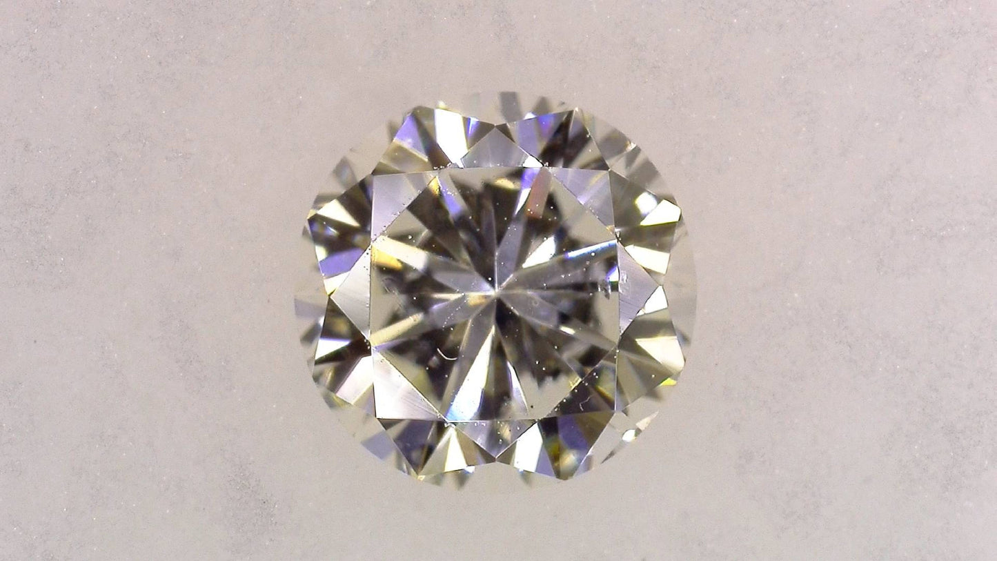0.405ct J SI-1 GOOD/GD/FR STRONG BLUE NATURAL 4.62-4.68X2.92mm Diamond Loose
