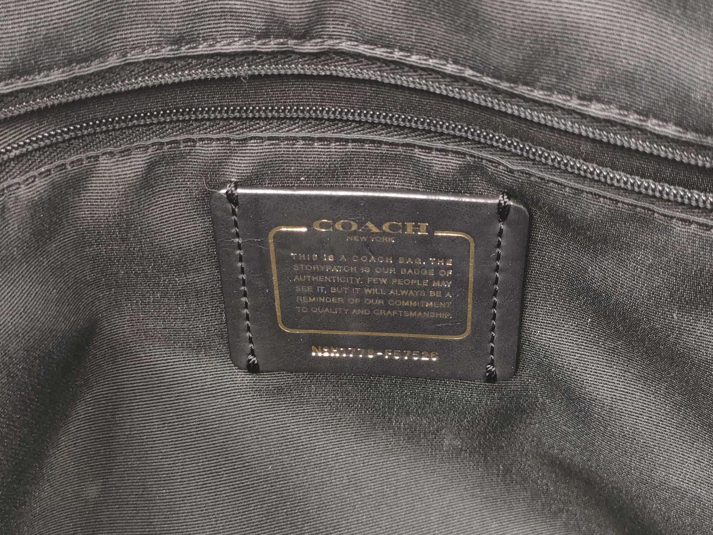 COACH F57526 Leather Tote Bag