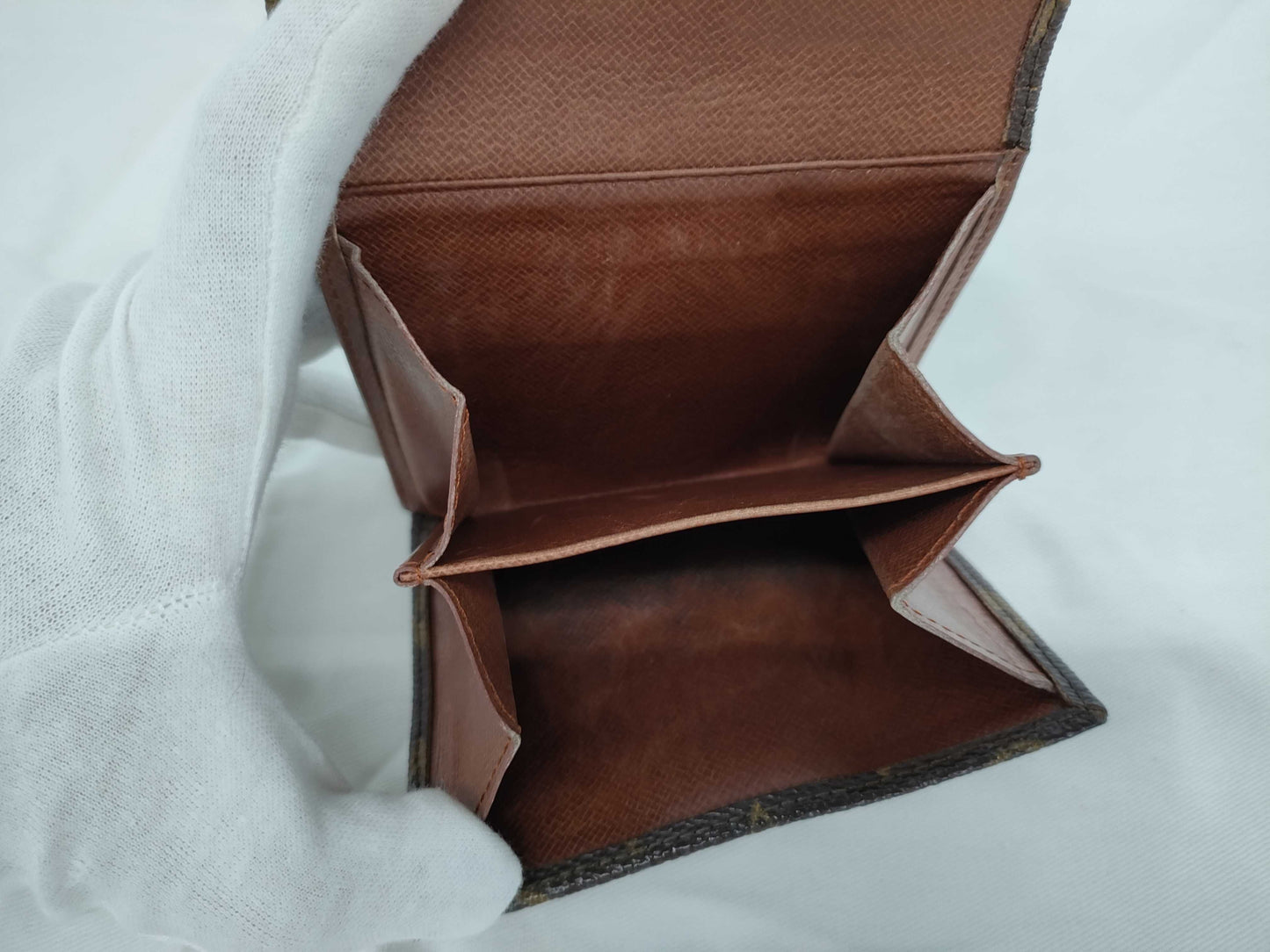 LOUIS VUITTON Monogram Double Hook Old Style Wallet