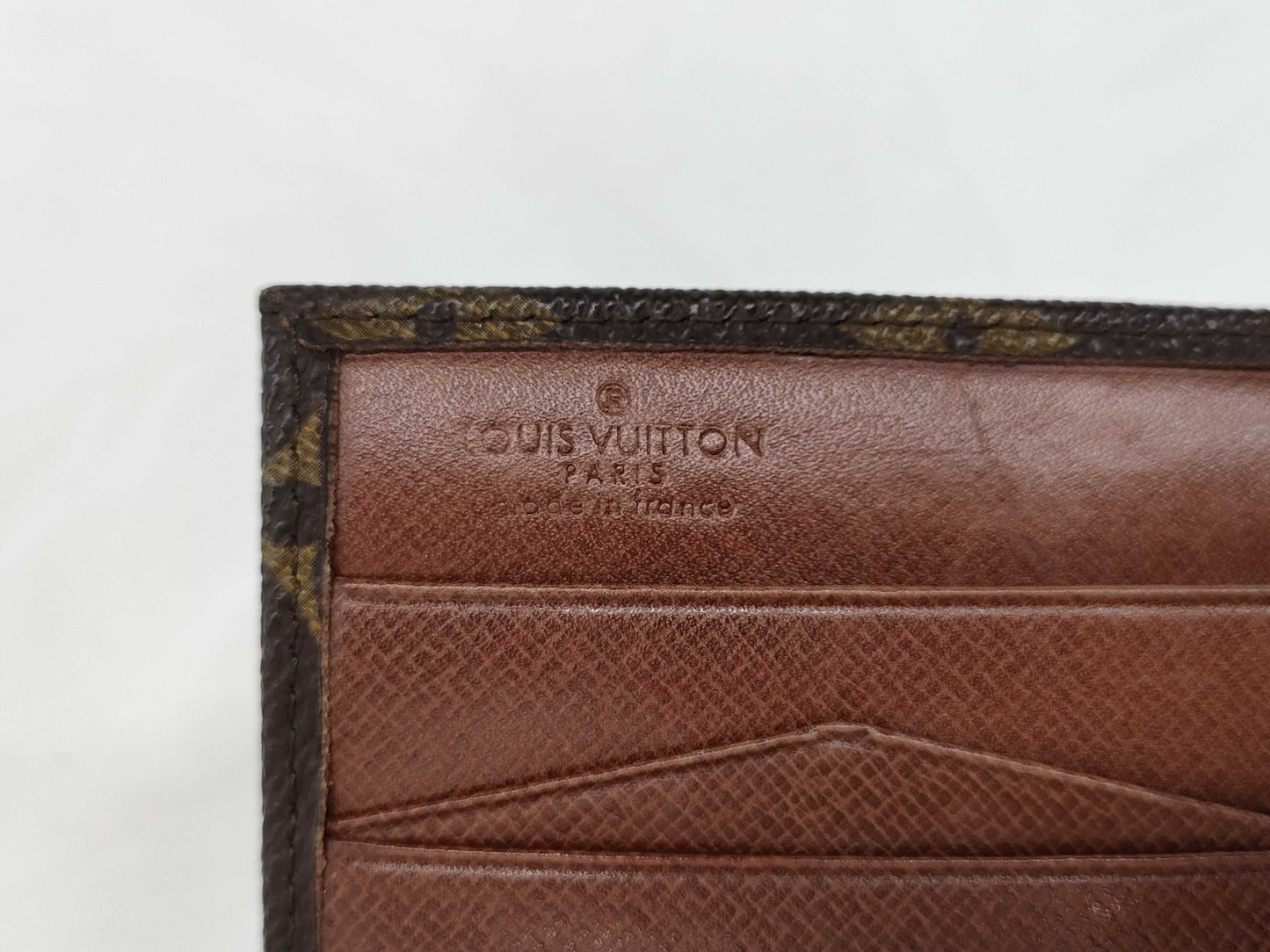 LOUIS VUITTON Monogram Double Hook Old Style Wallet