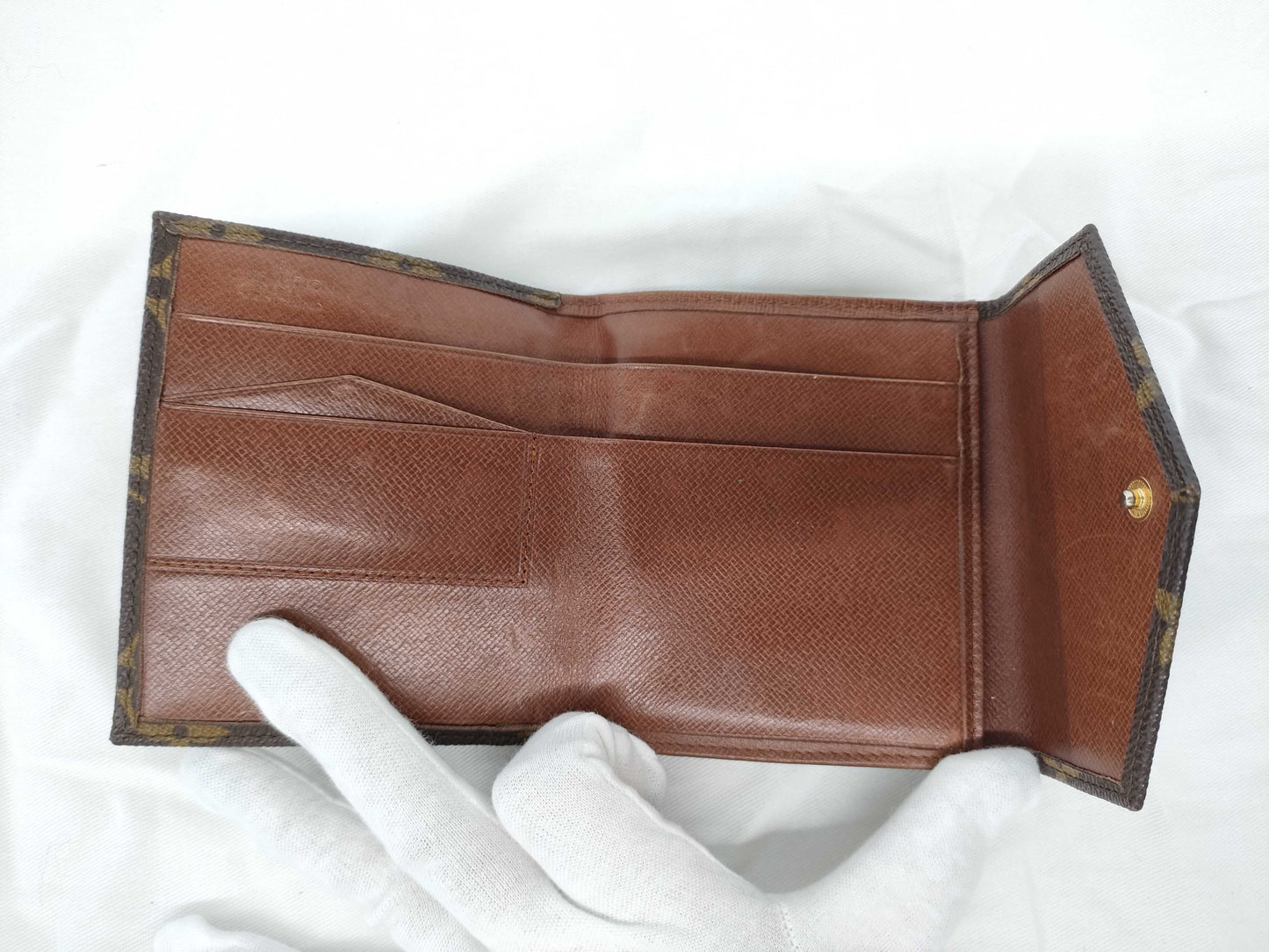 LOUIS VUITTON Monogram Double Hook Old Style Wallet