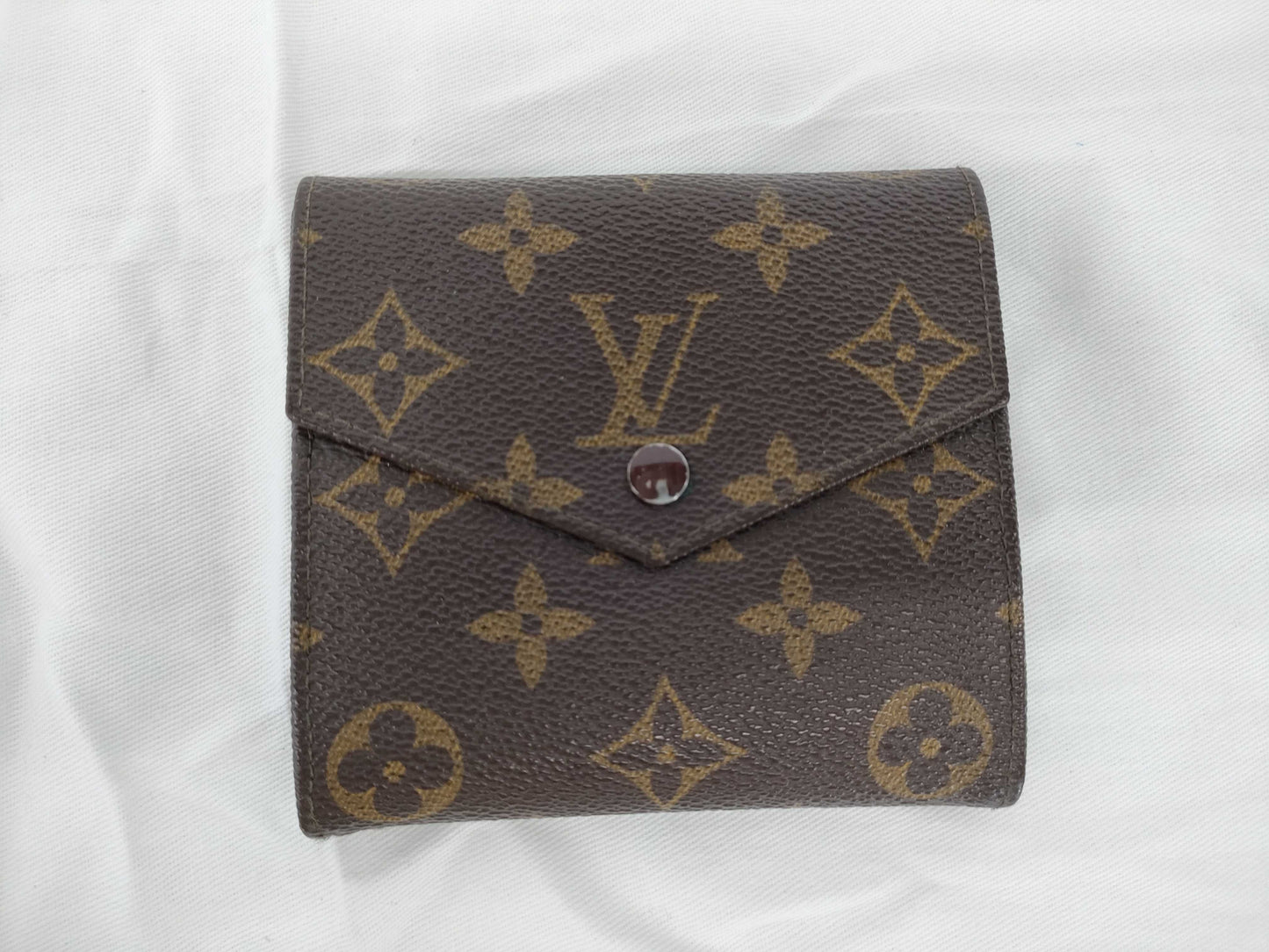 LOUIS VUITTON Monogram Double Hook Old Style Wallet
