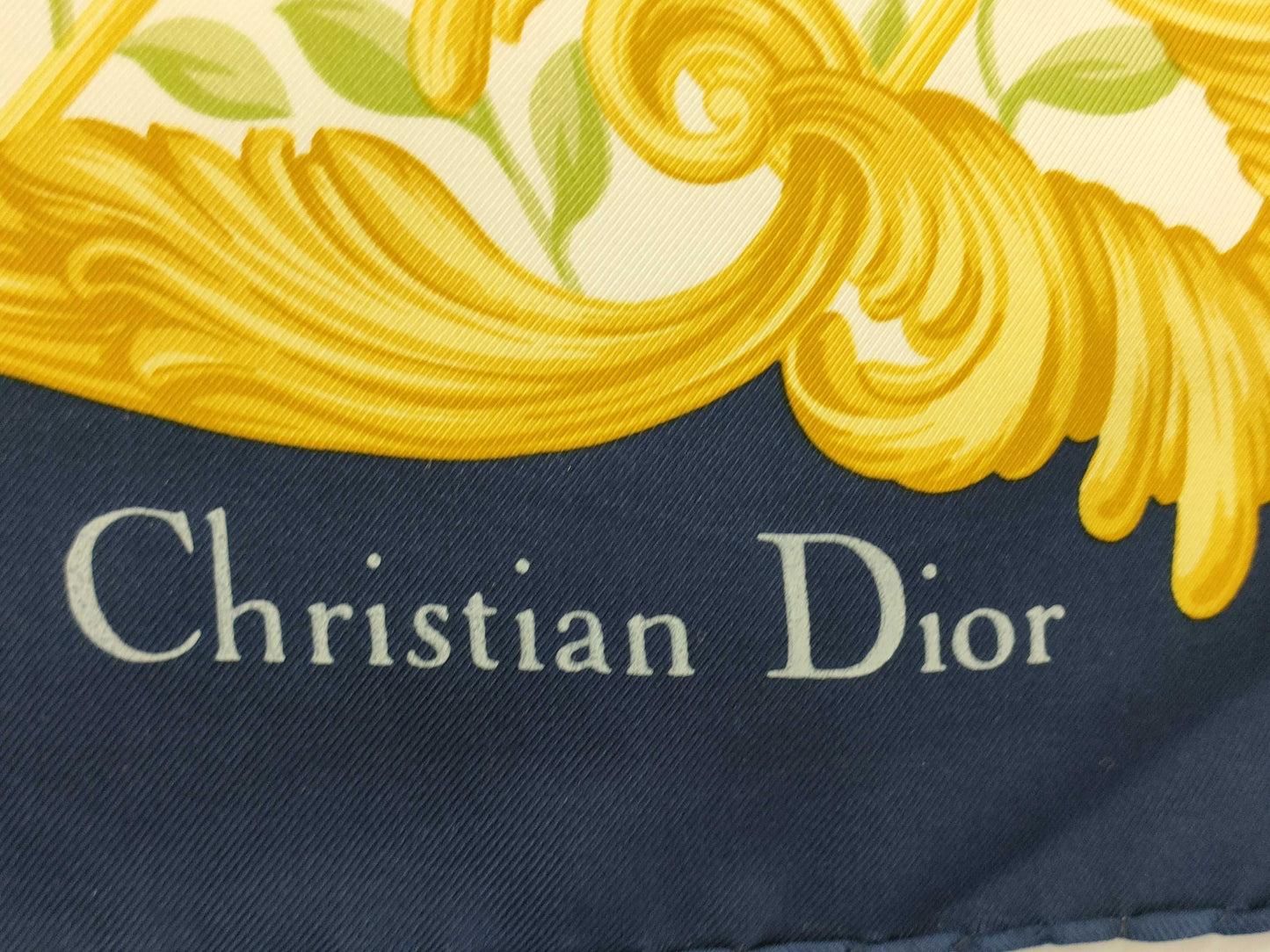 Dior Silk Scarf CD Logo Scarf