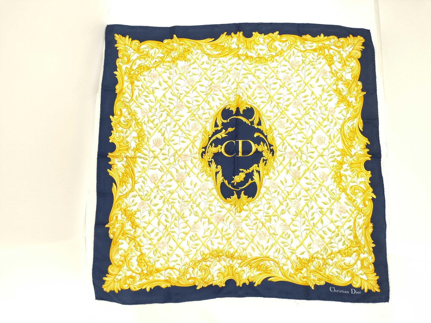 Dior Silk Scarf CD Logo Scarf