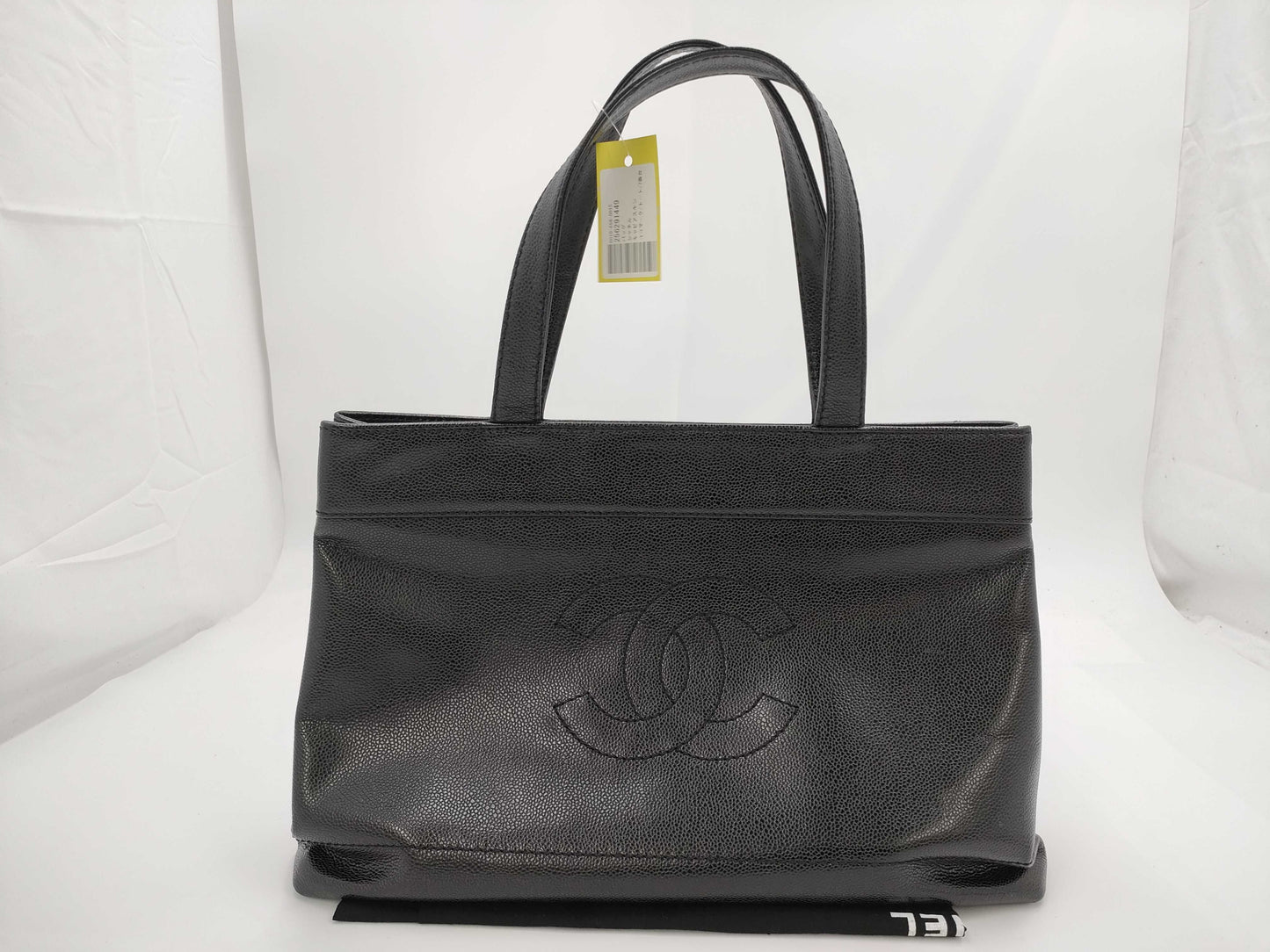 CHANEL Caviar Skin Coco Mark Tote Bag / No. 7 Tote Bag