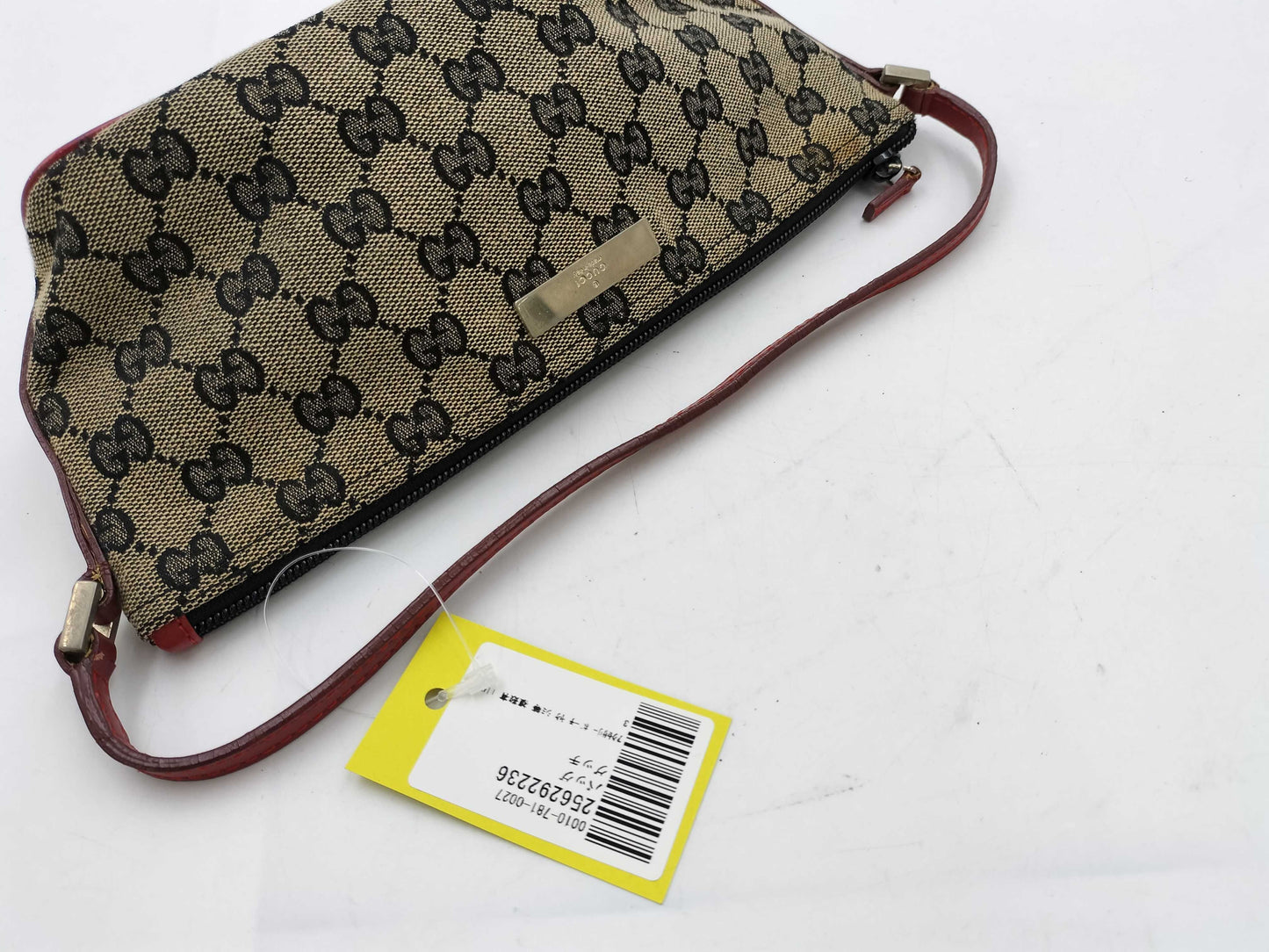 GUCCI Accessory Pouch, Multiple Discolorations, Stains, etc., 1103 Handbag