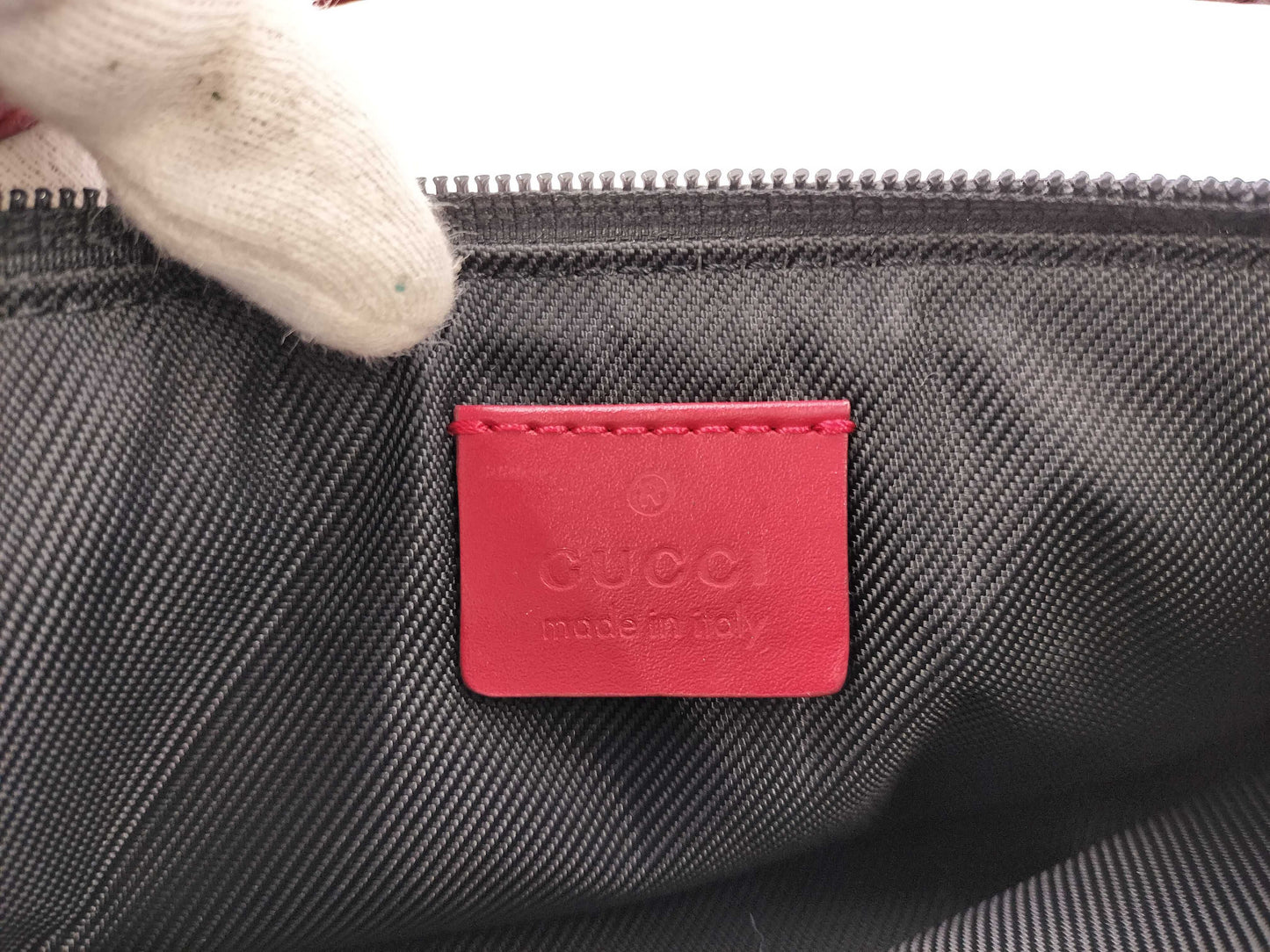 GUCCI Accessory Pouch, Multiple Discolorations, Stains, etc., 1103 Handbag