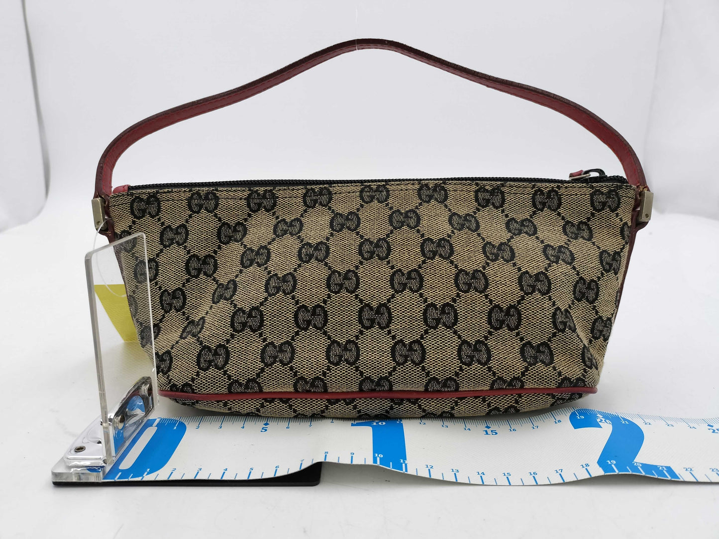 GUCCI Accessory Pouch, Multiple Discolorations, Stains, etc., 1103 Handbag