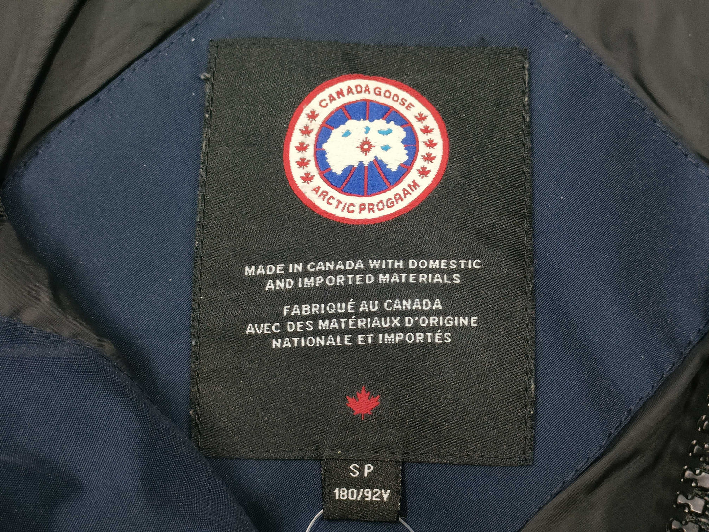 Canada Goose Down 2052M Navy Jacket