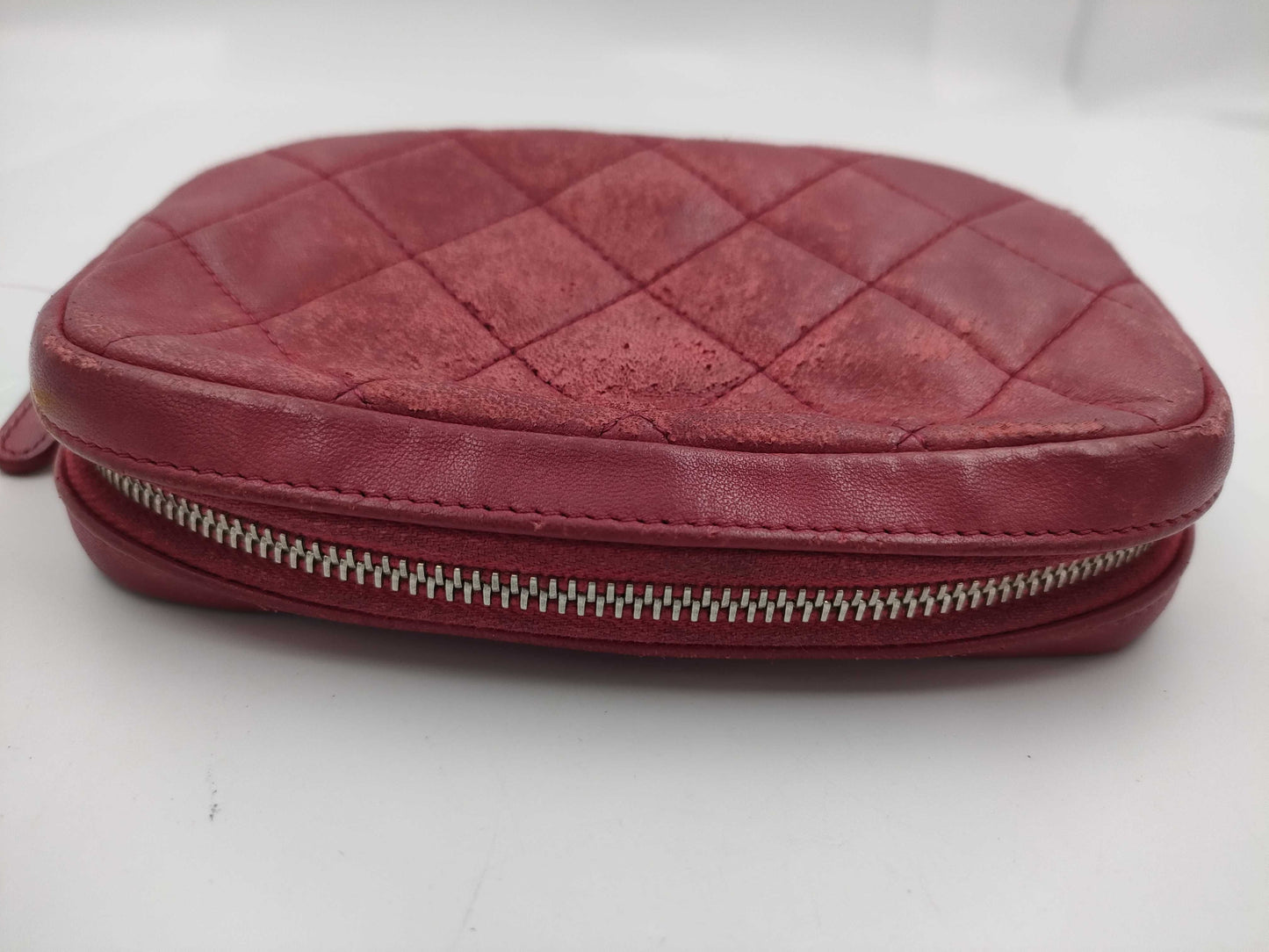 CHANEL Lambskin Matelasse Pouch