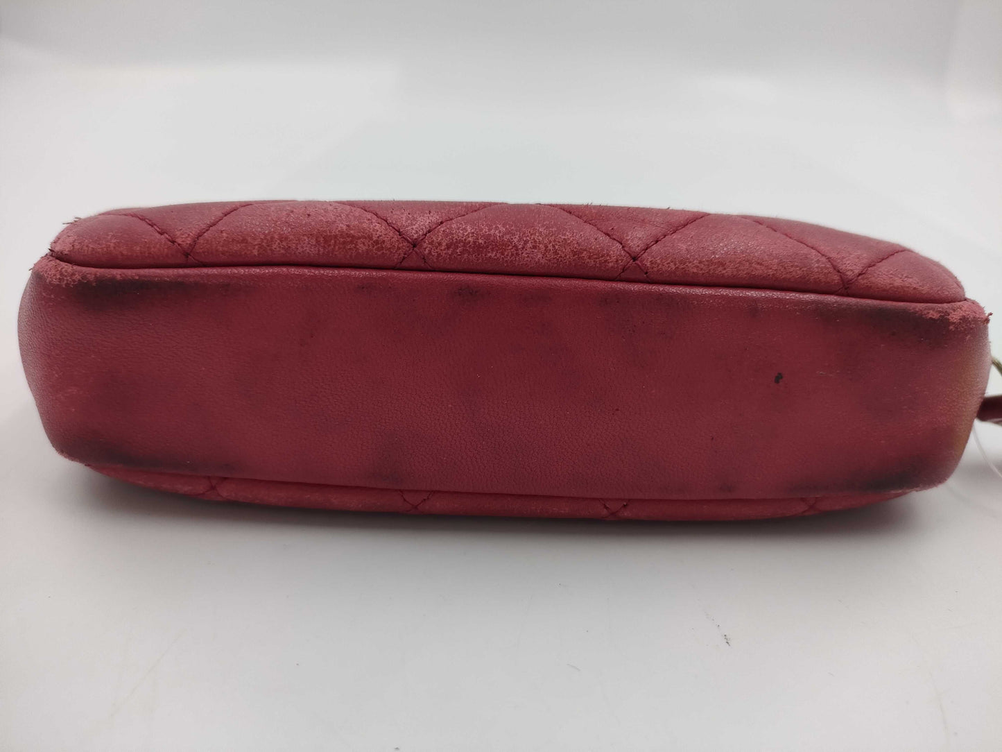 CHANEL Lambskin Matelasse Pouch