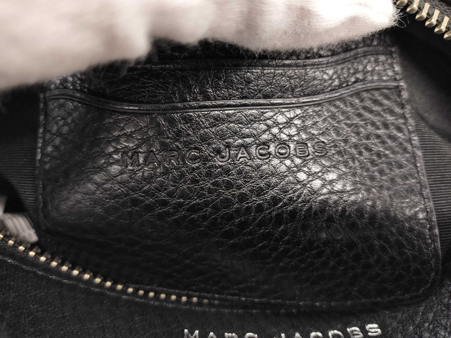 MARC JACOBS Shoulder Bag Leather Black Shoulder Bag