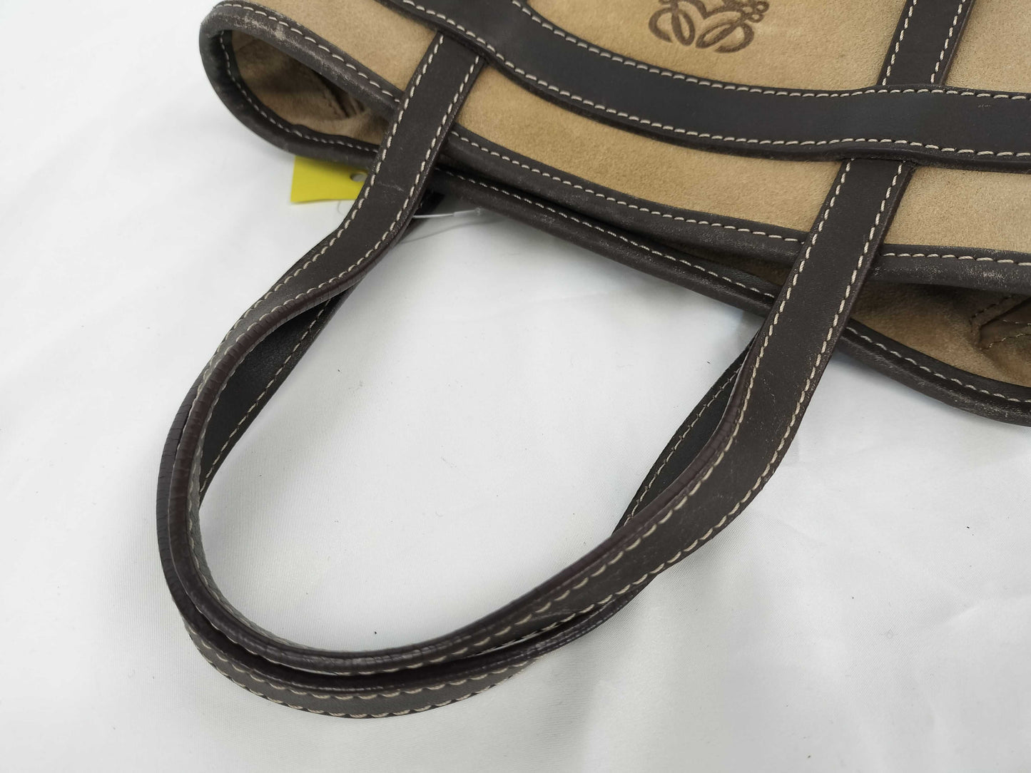 LOEWE Anagram Suede/Leather Handbag