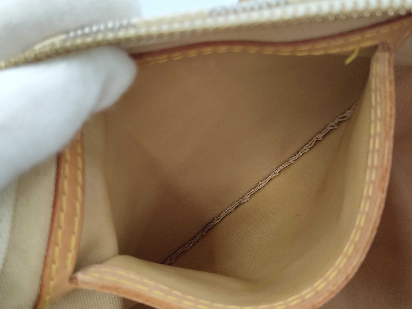 LOUIS VUITTON MB4048 Damier Azur Speedy 25 Boston Bag