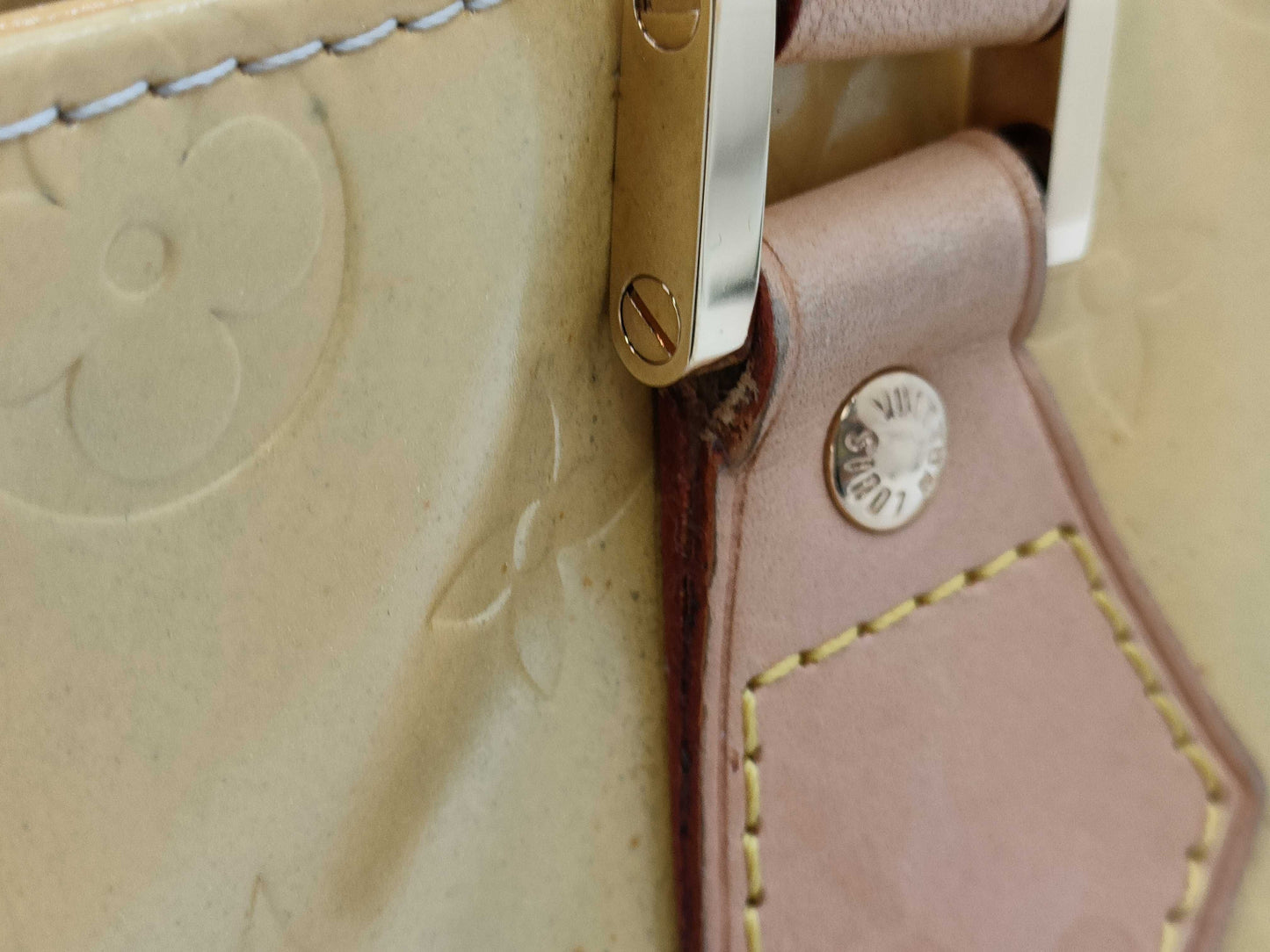 LOUIS VUITTON Vernis Houston M91055 LW0999 Tote Bag