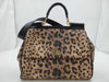 DOLCE & GABBANA Sicily Leopard Print 2-Way Handbag