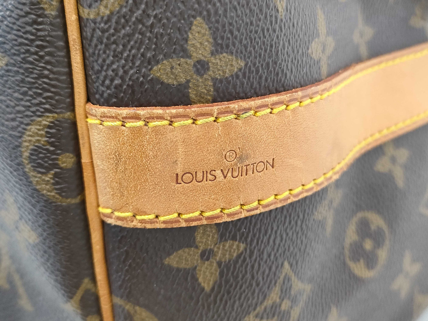 LOUIS VUITTON Monogram M41414 Keepall Bandouliere 55 Boston Bag