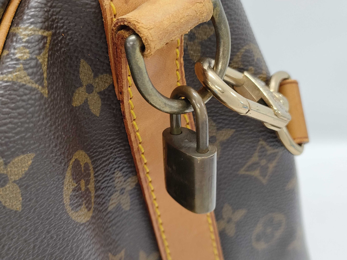 LOUIS VUITTON Monogram M41414 Keepall Bandouliere 55 Boston Bag