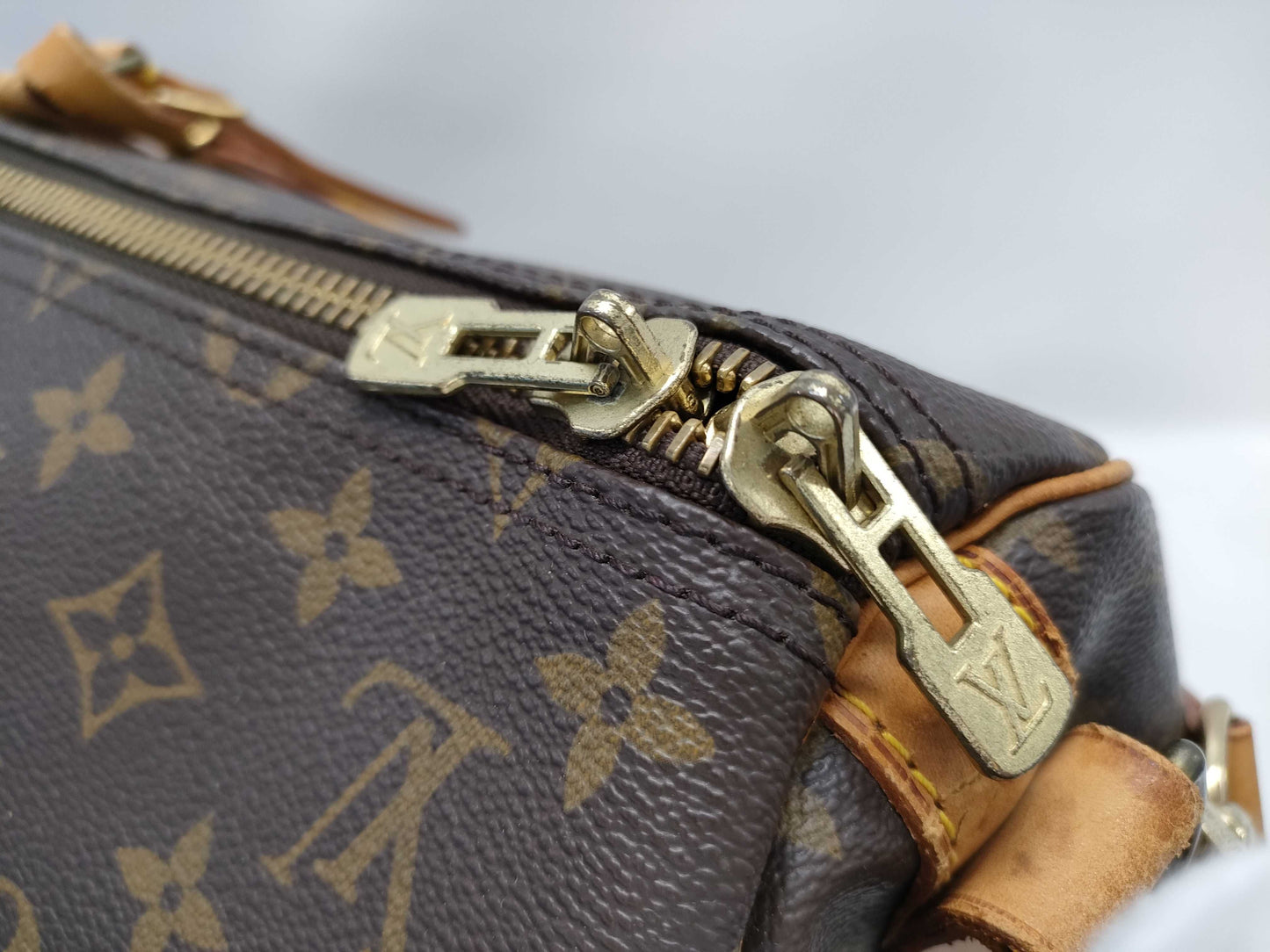 LOUIS VUITTON Monogram M41414 Keepall Bandouliere 55 Boston Bag