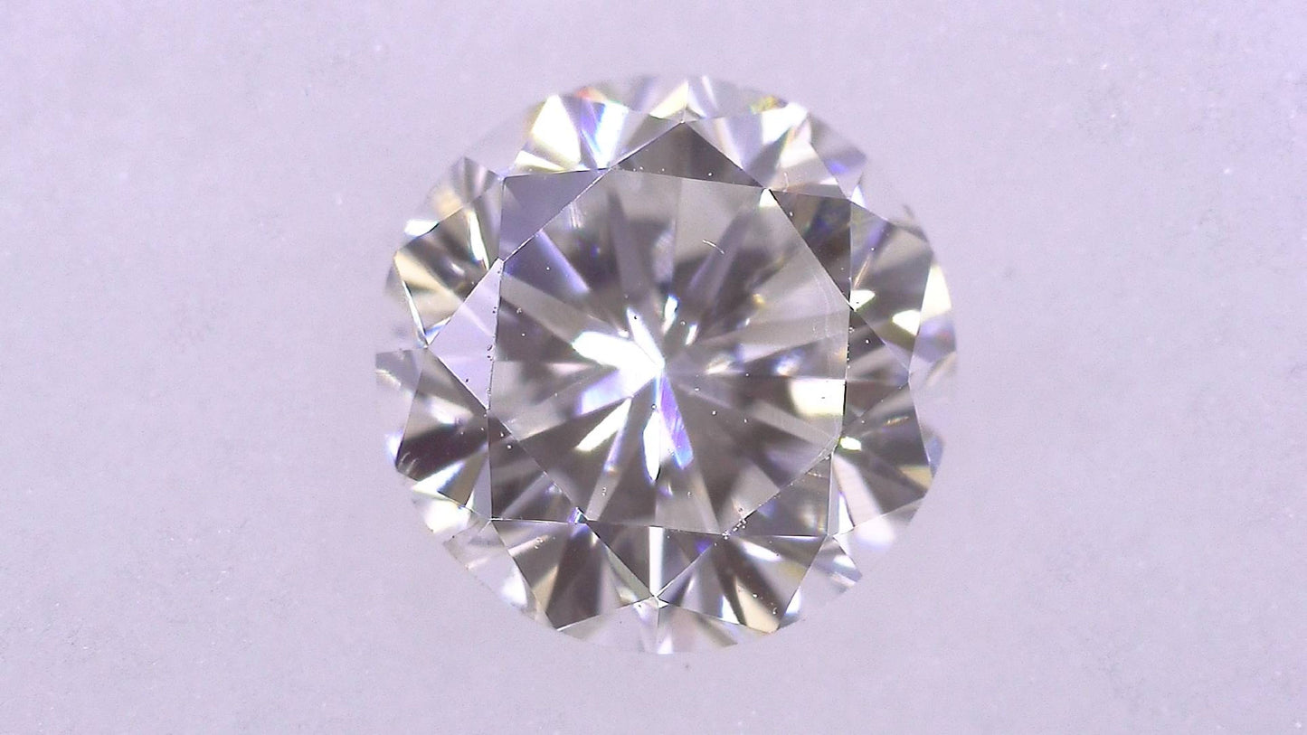 0.344ct F SI-1 GOOD/GD/FR NONE NATURAL 4.27-4.33X2.81mm Diamond Loose