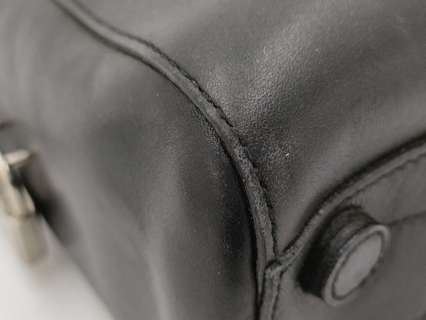 PRADA leather handbag black handbag
