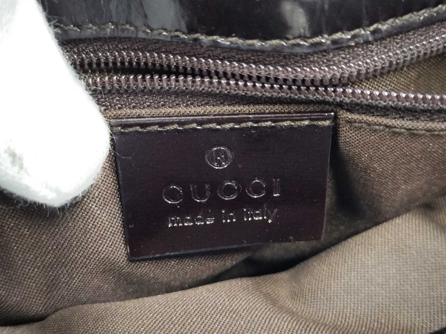 GUCCI 001 3166 GG Canvas Shoulder Bag 001 3166 Handbag