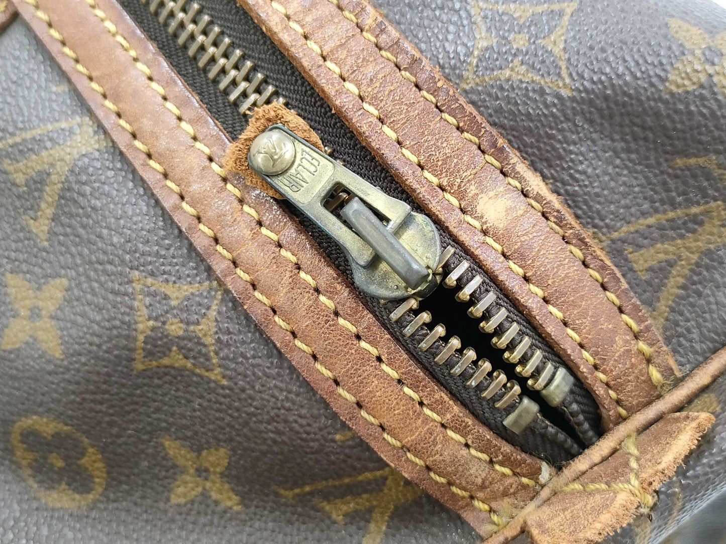 LOUIS VUITTON Monogram Keepall 40 Shoulder Bag