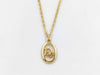 Dior logo necklace necklace