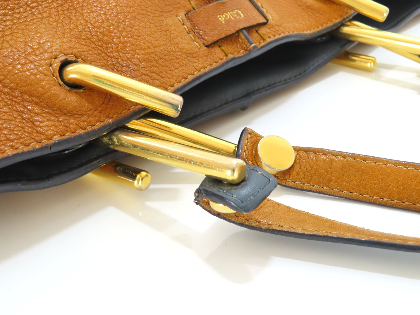 Chloe leather tote bag