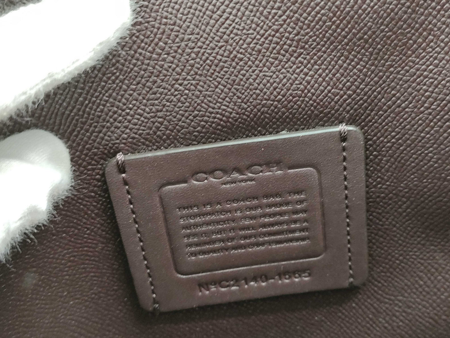 COACH Signature PVC Tote Bag 1665 Tote Bag