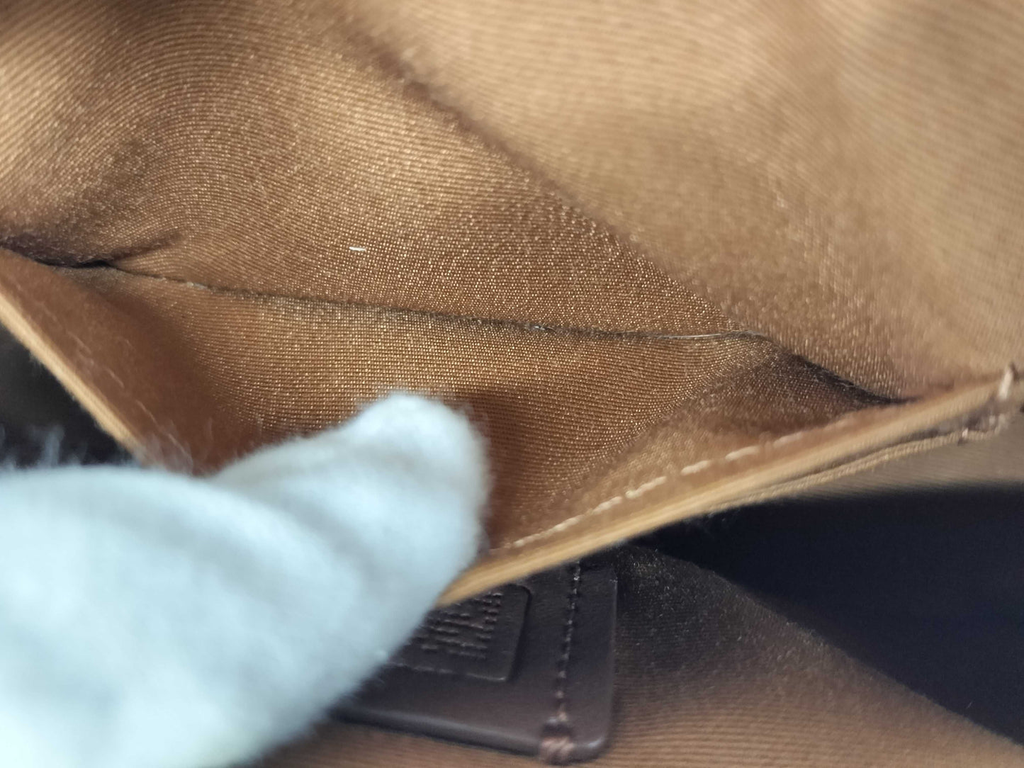 COACH Peanuts collaboration shoulder bag pouch