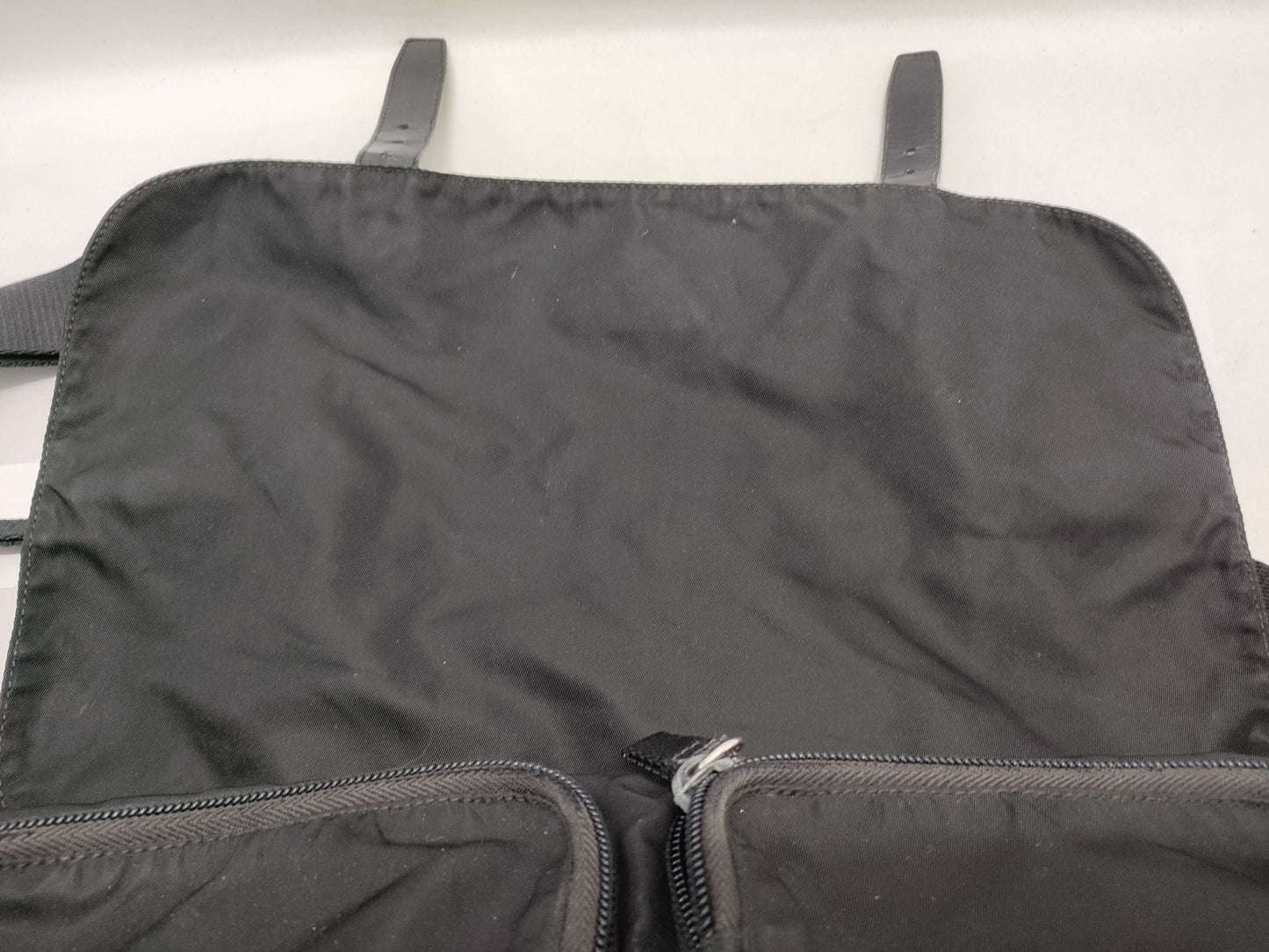 PRADA nylon messenger shoulder bag