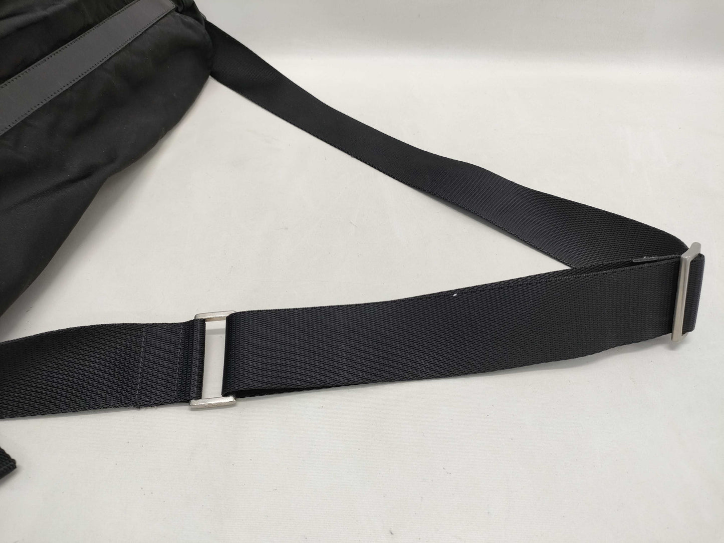 PRADA nylon messenger shoulder bag