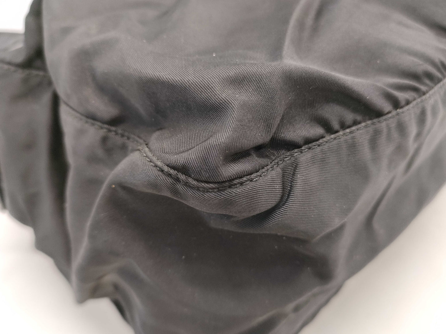 PRADA nylon messenger shoulder bag