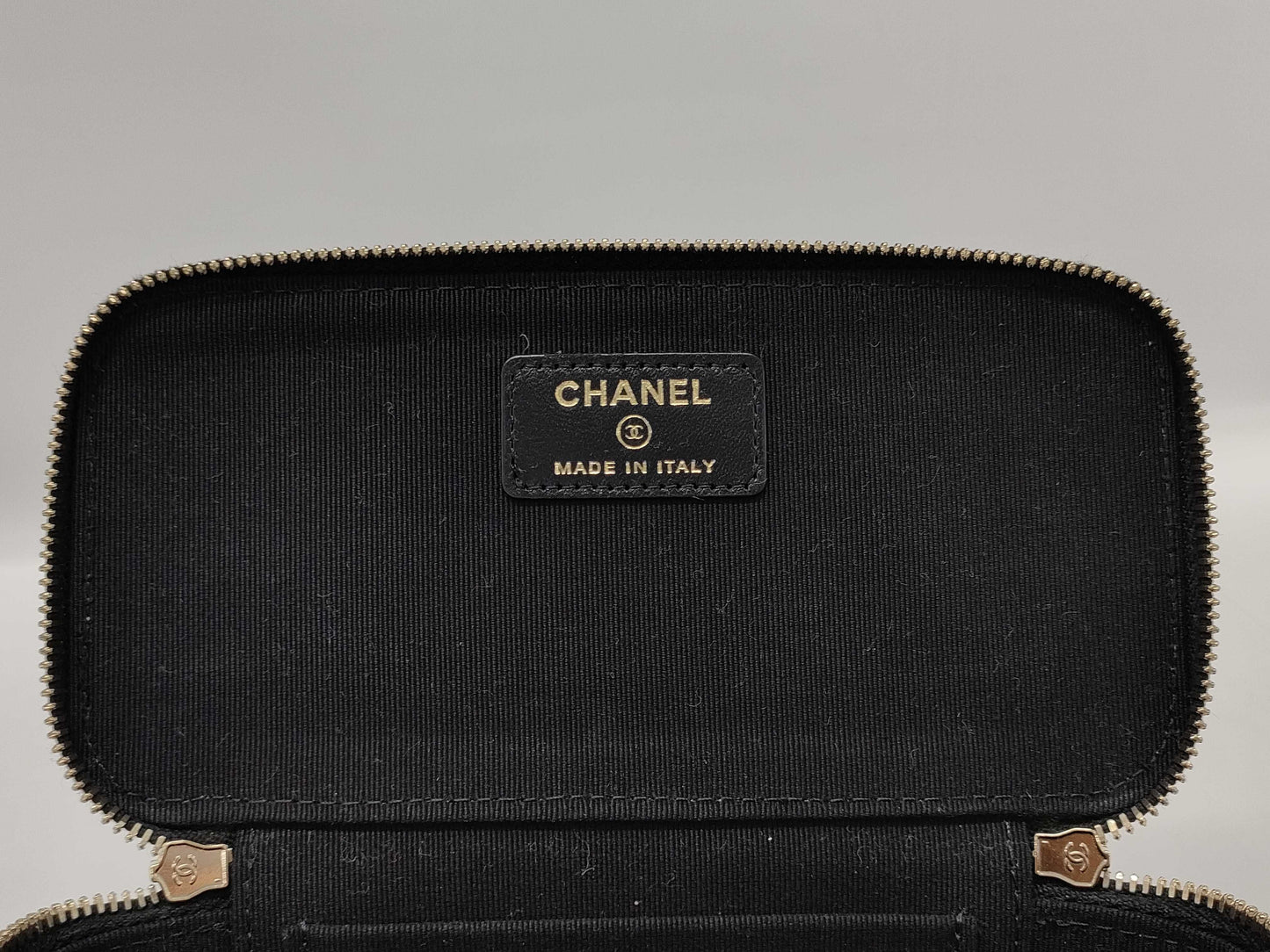 CHANEL Lambskin Vanity Mini Top Handle 2-Way Shoulder Bag
