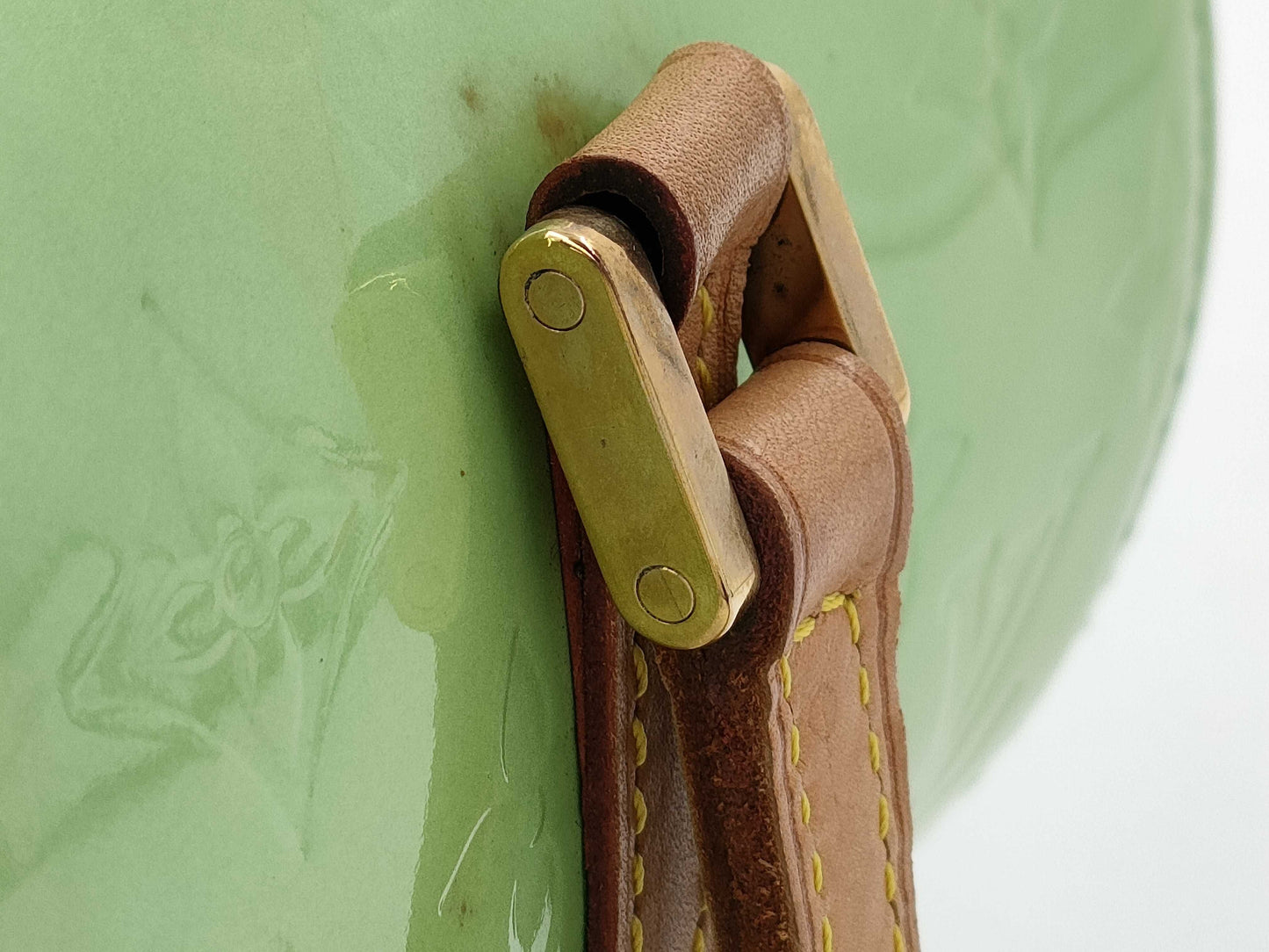 LOUIS VUITTON Vernis Bedford Green Handbag