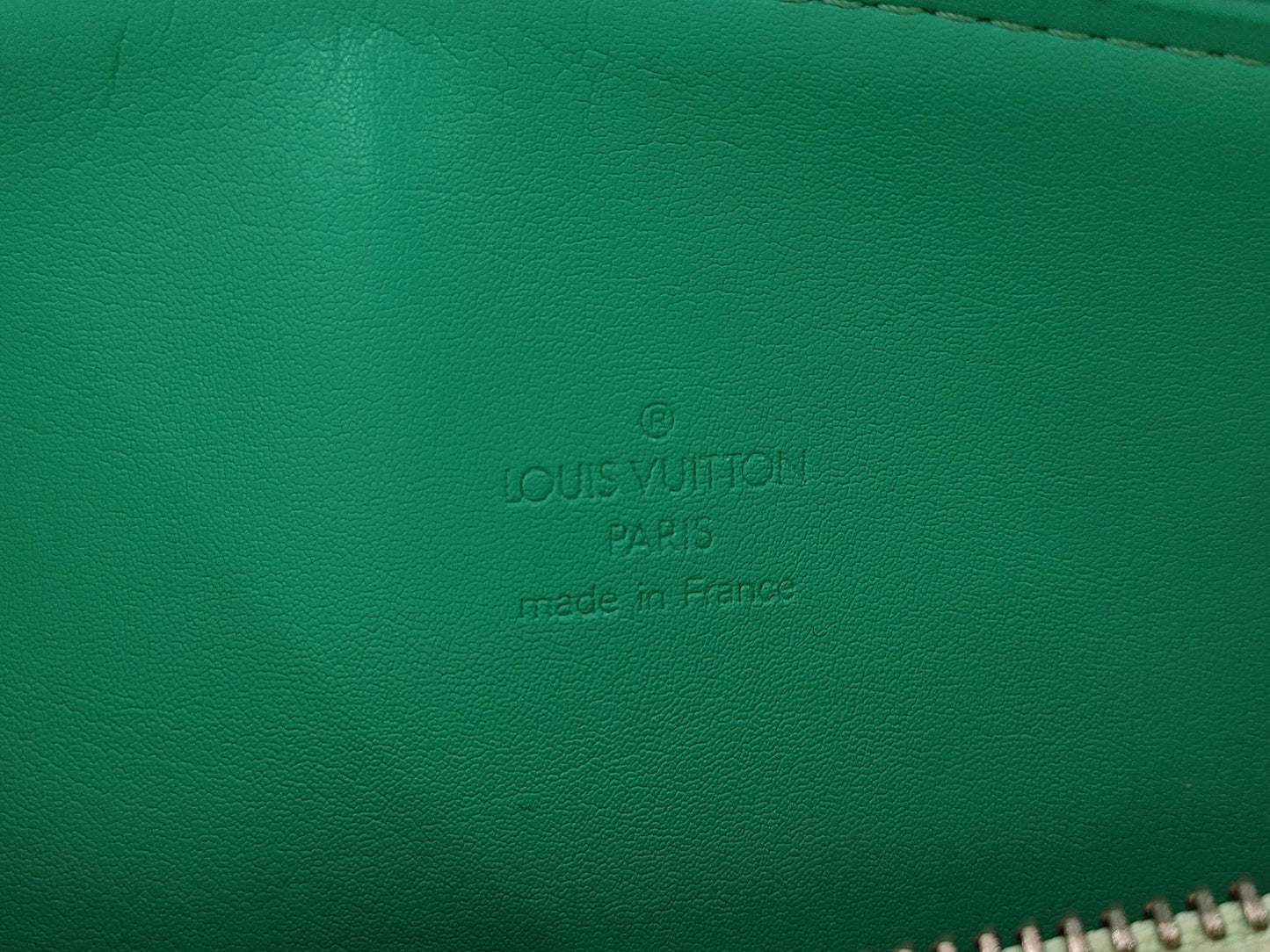 LOUIS VUITTON Vernis Bedford Green Handbag
