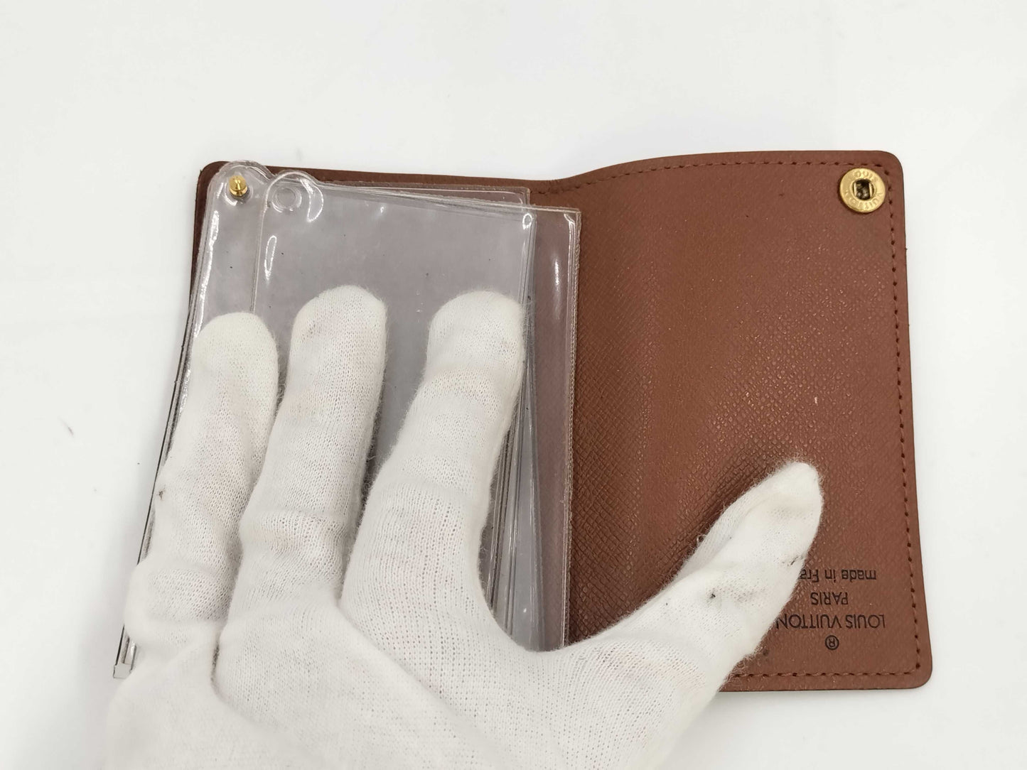 LOUIS VUITTON Monogram Porte Carte Credit Pression Card Case, Pass Case, Business Card Case
