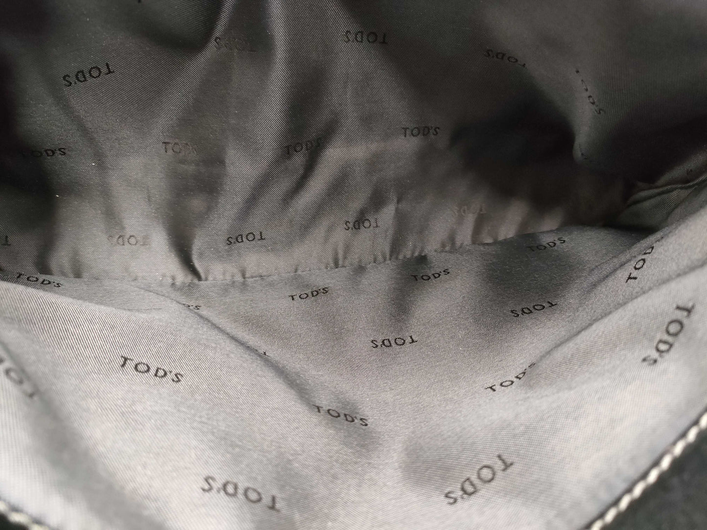 TOD'S Leather / 2-Way Bag / with ST / Black / Condition Considered Tote Bag