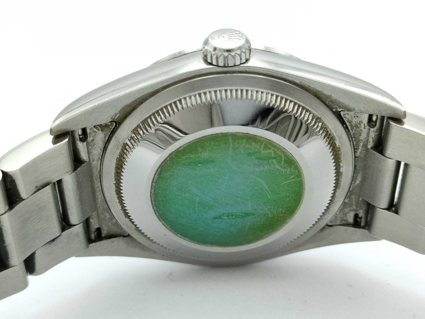ROLEX 114270 Y883198 Black Dial Men's Watch